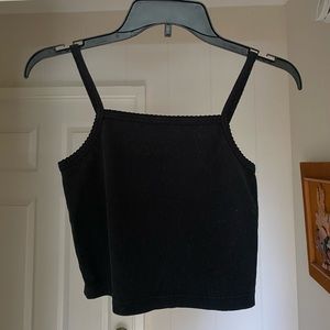 😍(4/$12) COLSIE Cropped Black Tank Top Women